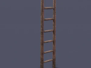 Medieval ladder 3D Model