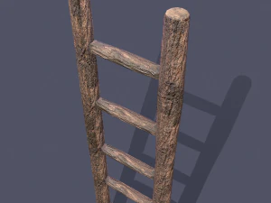 Medieval ladder 3D Model