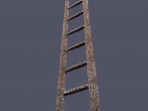 Medieval ladder 3D Model