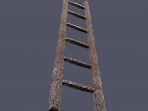 Medieval ladder 3D Model