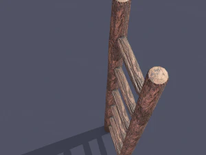 Medieval ladder 3D Model