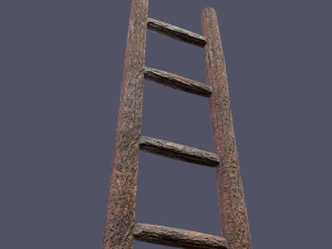 Medieval ladder 3D Model