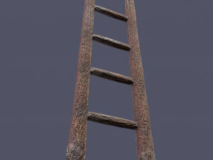 Medieval ladder 3D Model