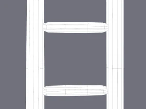 Medieval ladder 3D Model