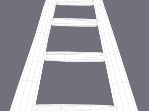 Medieval ladder 3D Model
