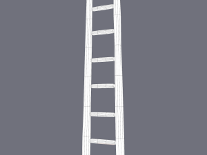 Medieval ladder 3D-Modell