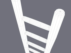 Medieval ladder 3D Model