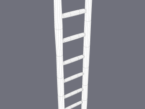 Medieval ladder 3D-Modell