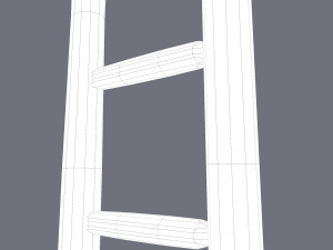Medieval ladder 3D-Modell