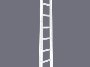 Medieval ladder 3D-Modell