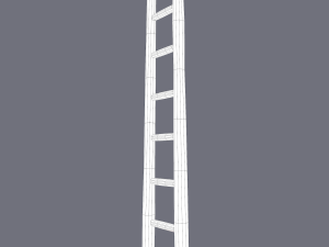 Medieval ladder 3D-Modell