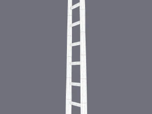 Medieval ladder 3D Model