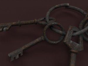 medieval keyes Model 3D