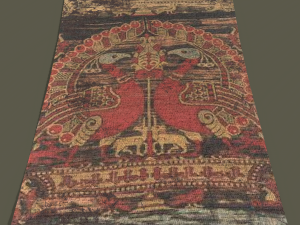 Ancient bird carpet 3Dモデル