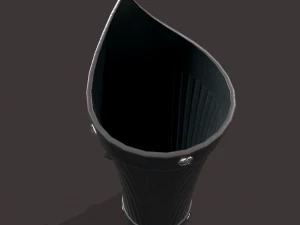 중세 해골 팔보호구 3D 모델