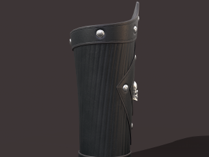 Medieval skull bracers 3Dモデル
