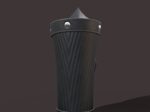 Medieval skull bracers 3Dモデル