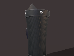 Medieval skull bracers 3Dモデル