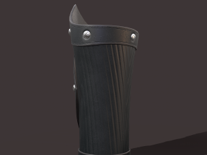 Medieval skull bracers 3Dモデル