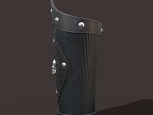 Medieval skull bracers 3Dモデル