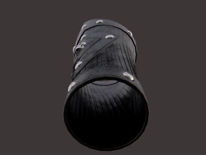 중세 해골 팔보호구 3D 모델