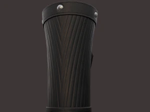 중세 해골 팔보호구 3D 모델