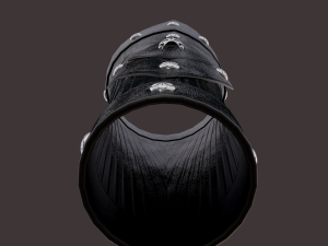 Medieval skull bracers 3Dモデル