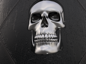 Medieval skull bracers 3Dモデル