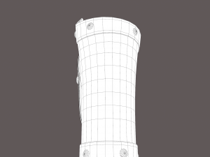Medieval skull bracers 3Dモデル