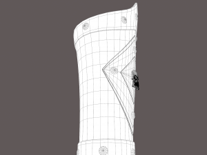 Medieval skull bracers 3Dモデル