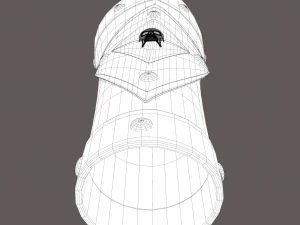 중세 해골 팔보호구 3D 모델