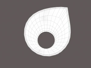 중세 해골 팔보호구 3D 모델