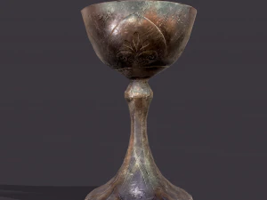 मध्ययुगीन प्याला 3D मॉडल