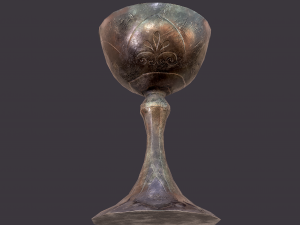 medieval goblet Model 3D