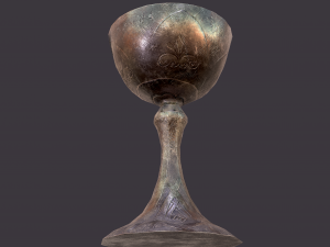 medieval goblet Model 3D