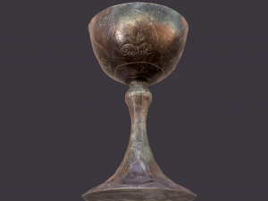 medieval goblet Model 3D