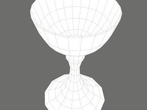 medieval goblet Model 3D