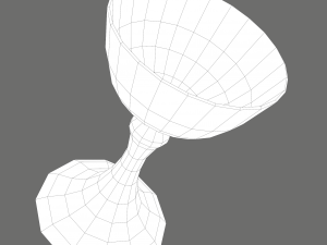 medieval goblet Model 3D