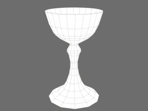medieval goblet 3D Model