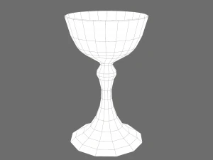 medieval goblet 3D Model