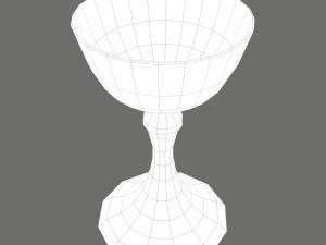 medieval goblet Model 3D