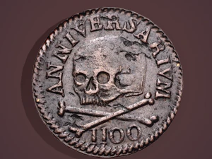 Medieval coin 3D Model