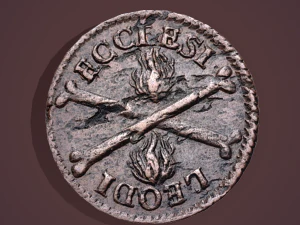 Medieval coin 3D Model