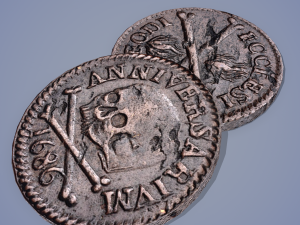 Medieval coin 3D 모델