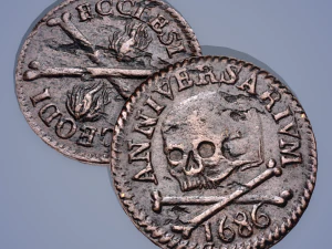 Medieval coin 3D Model