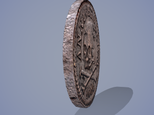 Medieval coin 3D 모델
