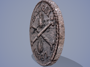Medieval coin 3D 모델