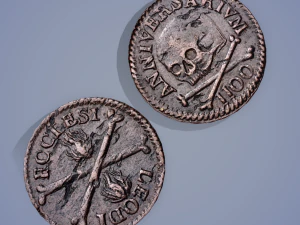 Medieval coin 3D Model