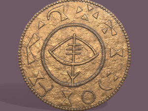 viking coin Modelo 3D