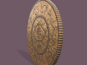 viking coin 3D Model